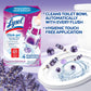 Lysol Click Gel Automatic Toilet Bowl Cleaner, Lavender Fields, 6 Applicators, Pack of 1