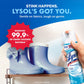 Lysol Disinfectant Spray, Multi-Purpose Room & Upholstery Sanitizer, Antibacterial, Crisp Linen Scent, 19 fl oz, 2-Pack