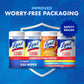 Lysol Disinfecting Wipes Bundle, Multi-Surface Cleaning Supplies for Home, Dorm, Travel, Multi-Scent, Household Disinfectant Wipes, 80 Count Each, 4 Items