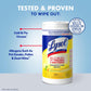 Lysol Disinfecting Wipes Bundle, Home, Apartment & Dorm Essentials, Multi-Surface Cleaning Wipes, Lemon & Lime Sanitizing Wipes, 80 Count