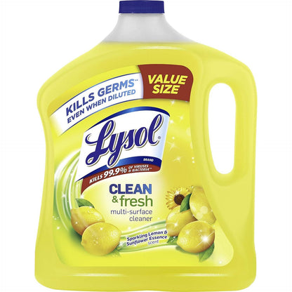 Lysol Multi-Surface Cleaner, Sanitizing & Disinfecting, Sparkling Lemon & Sunflower Essence, 90oz