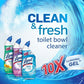Lysol Toilet Bowl Cleaner Gel, Forest Rain Scent, Cleans & Disinfects, Stain Removal, 24oz