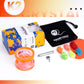 MAGICYOYO K2 Plus Crystal Yoyo, Professional Fingerspin Trick Yoyo For Kids/Adults, Responsive Yoyo For Beginner, Replacement Unresponsive Bearing With 6 Yoyo Strings+Bearing Remover (Crystal Orange),