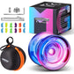 MAGICYOYO K2 Responsive Yoyo For Kids, Professional Plastic Crystal Yoyo For Beginner , Dual Purpose Yoyo Replacement Unresponsive Yoyo Bearing With 12 Yoyo Strings + Yoyo Case Bag (Crystal Gradient),