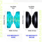 MAGICYOYO Professional Pack Of 2 Yoyos V3+K2, Responsive Yoyo For Kids Beginner, Dual Purpose Trick Yoyo With Unresponsive Yoyo Bearing For Adults/Advanced+Extra Yo-yo Case + 12 Yoyo Strings,