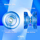 MAGICYOYO Professional Crystal Yoyo K2, Responsive Yoyo For Kids, Plastic Yoyo Professional Beginner Yo Yo With Unresponsive Yoyo Bearing For Intermediate + 12 Yo-yo Strings+Yo Yo Bag (Crystal Blue),