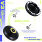 MAGICYOYO Professional Pack Of 2 Yoyos V3+K2, Responsive Yoyo For Kids Beginner, Dual Purpose Trick Yoyo With Unresponsive Yoyo Bearing For Adults/Advanced+Extra Yo-yo Case + 12 Yoyo Strings,