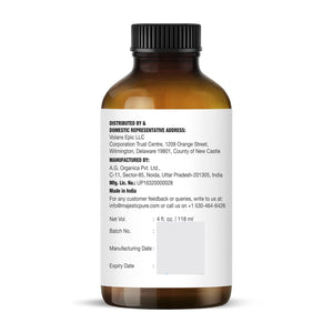 Majestic Pure Lemongrass Essential Oil, 4oz, 100% Pure & Natural, Premium for Skin, Hair, Aromatherapy, Massage & Diffusers