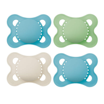 MAM Original Matte Baby Pacifier, 0-6 Months, 4 Count,Does not Apply