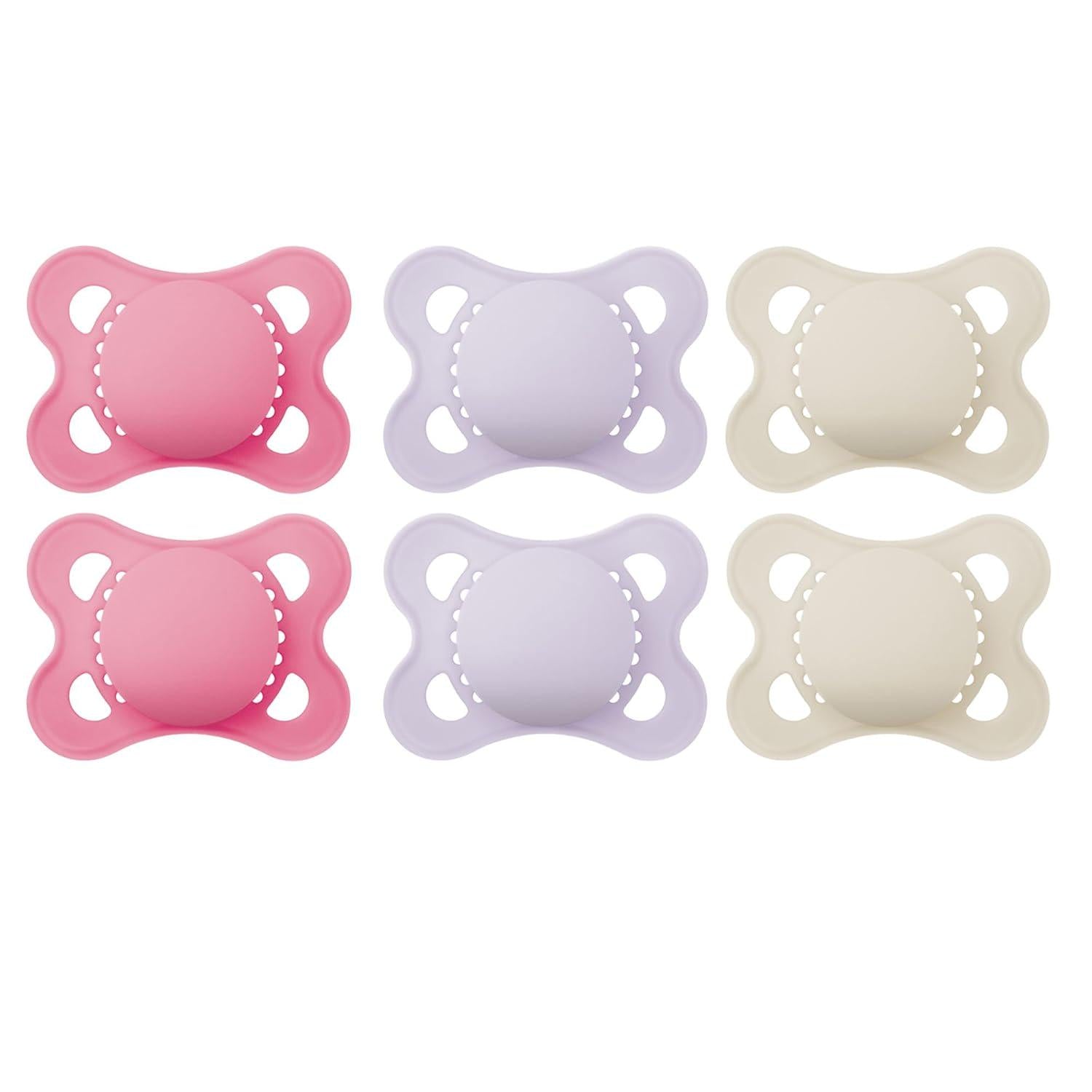 MAM Original Matte Baby Pacifier, 0-6 Months, 4 Count,Does not Apply