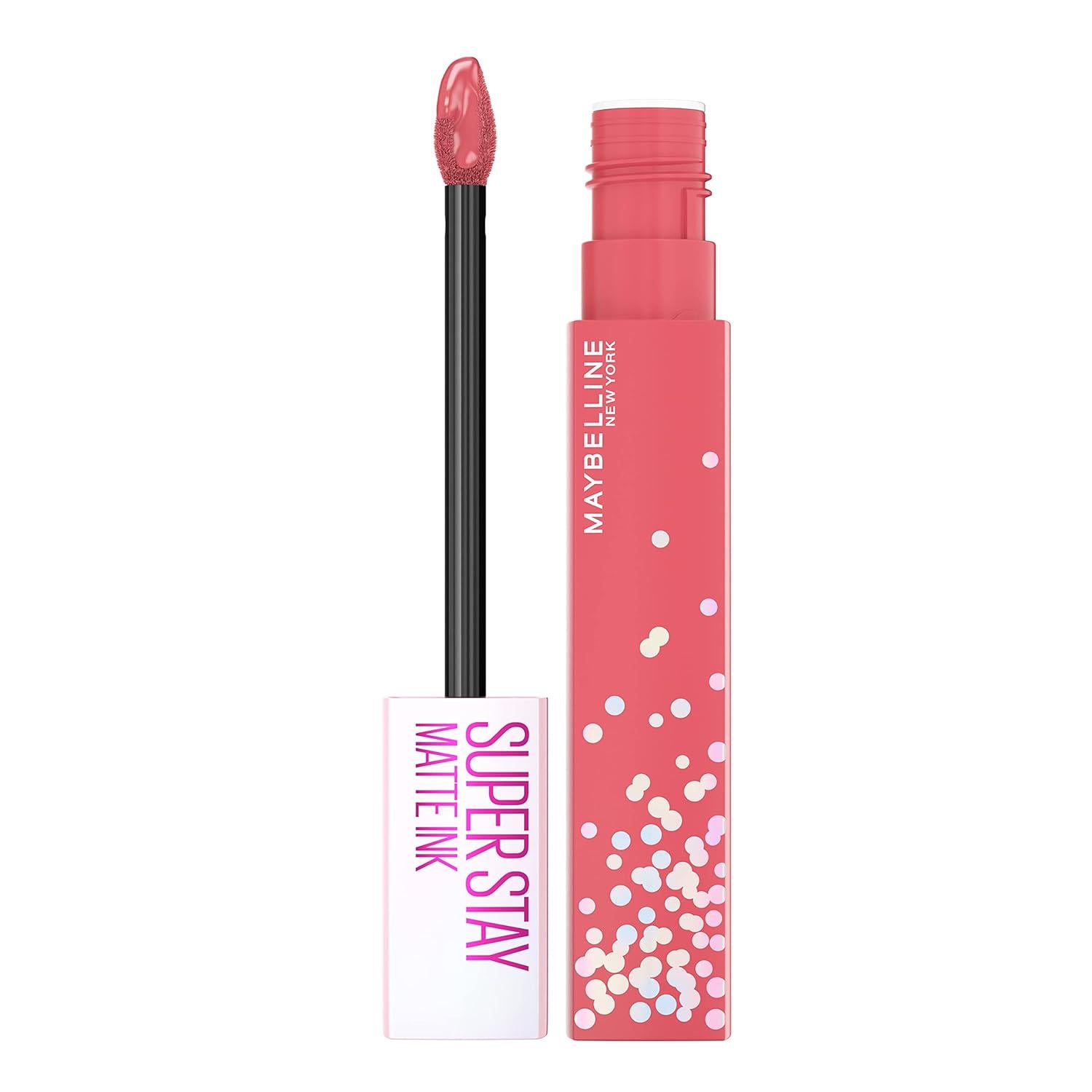 Maybelline Super Stay Matte Ink Liquid Lipstick Makeup, Long Lasting High Impact Color, Up To 16H Wear, Composer, Cherry Brown, 1 Count,Does not Apply