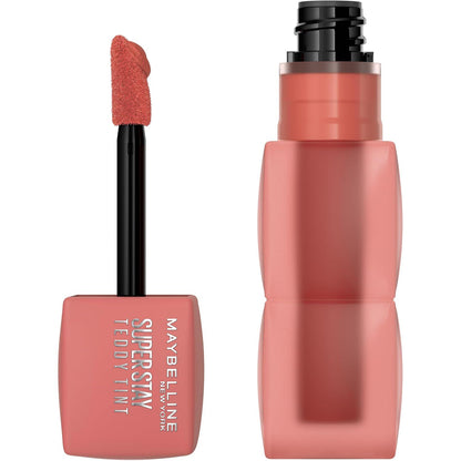 MAYBELLINE MAYBELLINE Super Stay Teddy Lip Tint, Long Lasting Matte Lipstick For Up To 12HR Wear, Skinnydip, 1 Count