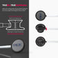 MDF Instruments, Acoustica Lightweight Stethoscope For Doctors, Nurses, Students, Home Health Use, Adult, Dual Head, White Tube, Black Chestpiece-Headset, MDF747XPBO29,