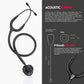 MDF Instruments, Acoustica Lightweight Stethoscope For Doctors, Nurses, Students, Home Health Use, Adult, Dual Head, Pastel Purple Tube, Pink Alloy Chestpiece-Headset, MDF747XPPA07,