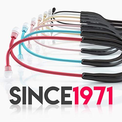 MDF Instruments, Acoustica Lightweight Stethoscope For Doctors, Nurses, Students, Home Health Use, Adult, Dual Head, Pastel Purple Tube, Silver Chestpiece-Headset, MDF747XP07,