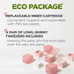 Mediheal MEDIHEAL Collagen Ampoule Pad Square Cotton Facial Toner Pads Collagen And Ceramide - Skin Firming And Restore Elasticity - Tighten Wrinkles And Lines - Vegan Eco Silk Pads, 100 Pads