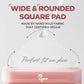 Mediheal MEDIHEAL Collagen Ampoule Pad Square Cotton Facial Toner Pads Collagen And Ceramide - Skin Firming And Restore Elasticity - Tighten Wrinkles And Lines - Vegan Eco Silk Pads, 100 Pads