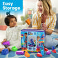 Mega Bloks First Builders Big Building Bag with 80 Toddler Blocks and Storage Blue
