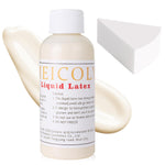 MEICOLY Light Flesh Liquid Latex With Sponge,Halloween Costume SFX Special Effects Makeup For Scar Burn Monster Zombie Cut Wound Skin Wrinkle,Latex Glue For Face And Body,