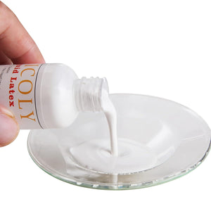 MEICOLY Liquid Latex Face Body Paint 2.1 Oz,Halloween Fake Blood Scar Wound Makeup,Subtle Wrinkle Special Effects Makeup Kit,with Coagulated Blood Gel(1.06Oz),Stipple Sponge,100pcs Cotton Swabs,Clear,