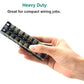 MILAPEAK Terminal Block And Strip - 4 Pcs 8 Positions 600V 25A Dual Row Screw Terminals Strip With Cover + 8 Pcs 400V 25A 8 Positions Pre-Insulated Terminal Barrier Jumper Strips Black And Red,