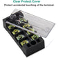 MILAPEAK Terminal Block And Strip - 12pcs (6 Sets) 4 Positions Dual Row 600V 25A Screw Terminal Strip Blocks With Cover + 400V 25A 4 Positions Pre-Insulated Terminals Barrier Strip Black And Red,