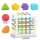 MingKids Montessori Sensory Toys for 1 Year Old, 6 Pcs Baby Shape Sorter Early Learning Gift