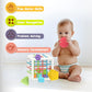 MingKids Montessori Sensory Toys for 1 Year Old, 6 Pcs Baby Shape Sorter Early Learning Gift