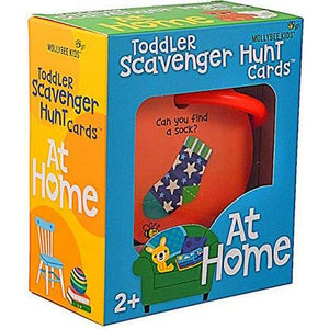 Mollybee Kids Toddler Scavenger Hunt Cards, Indoor Activity Game for Ages 2–3, 20 Cards, Educational and Fun Learning Play