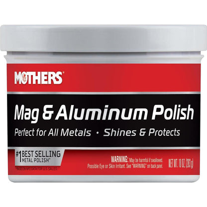 MOTHERS 05101 Mag And Aluminum Polish - 10 Oz,078175051011