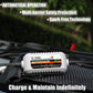 MOTOPOWER MP00205B 12V 1000mA Automatic Battery Charger, Battery Maintainer, Trickle Charger, And Battery Desulfator With Timer Protection - Grey,