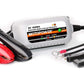 MOTOPOWER MP00205B 12V 1000mA Automatic Battery Charger, Battery Maintainer, Trickle Charger, And Battery Desulfator With Timer Protection - Grey,