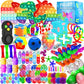Mozaci 120 Pack Fidget Toys Sensory Set Party Favors for Kids Adults Classroom Autism Stress Relief Bulk