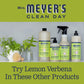 Mrs. Meyer's CLEAN DAY MRS. MEYER'S CLEAN DAY Liquid Hand Soap, Cruelty-Free, And Biodegradable Hand Wash Made With Essential Oils, Lemon Verbena Scent, 12.5 Oz (Pack Of 3)