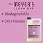 Mrs. Meyer's Clean Day MRS. MEYER'S CLEAN DAY Liquid Dish Soap Refill, Biodegradable Formula, Peony, 48 Fl. Oz
