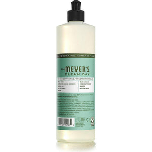 Mrs Meyer’s Clean Day Liquid Dish Soap, Biodegradable Formula, Basil Scent, 16 Fl Oz, Pack of 3