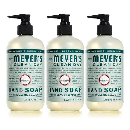 Mrs. Meyer's CLEAN DAY MRS. MEYER'S CLEAN DAY Hand Soap, Made With Essential Oils, 12.5 Oz - Pack Of 3