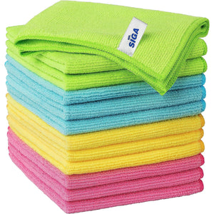 MR.SIGA MR.SIGA Microfiber Cleaning Cloth,Pack Of 12,Size:12.6 X 12.6
