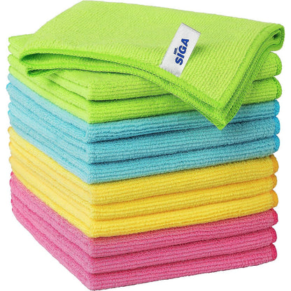 MR.SIGA MR.SIGA Microfiber Cleaning Cloth,Pack Of 12,Size:12.6 X 12.6