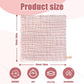 MUKIN Baby Washcloths And Burp Cloths, Soft Absorbent Towels For Newborns, 6 Pack, 12x12 Inches (Pink),
