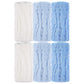 MUKIN Baby Washcloths - Soft Face Cloths For Newborn, Absorbent Bath Wipes, Burp Cloths Or Towels, Baby Registry As Shower. Pack Of 6-12x12 Inches (Blue),
