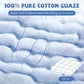 MUKIN Baby Washcloths - Soft Face Cloths For Newborn, Absorbent Bath Wipes, Burp Cloths Or Towels, Baby Registry As Shower. Pack Of 6-12x12 Inches (Blue),