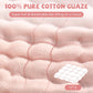 MUKIN Baby Washcloths And Burp Cloths, Soft Absorbent Towels For Newborns, 6 Pack, 12x12 Inches (Pink),