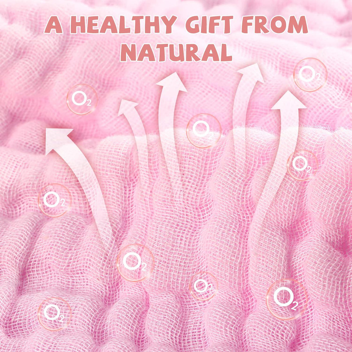 MUKIN Baby Washcloths And Burp Cloths, Soft Absorbent Towels For Newborns, 6 Pack, 12x12 Inches (Pink),