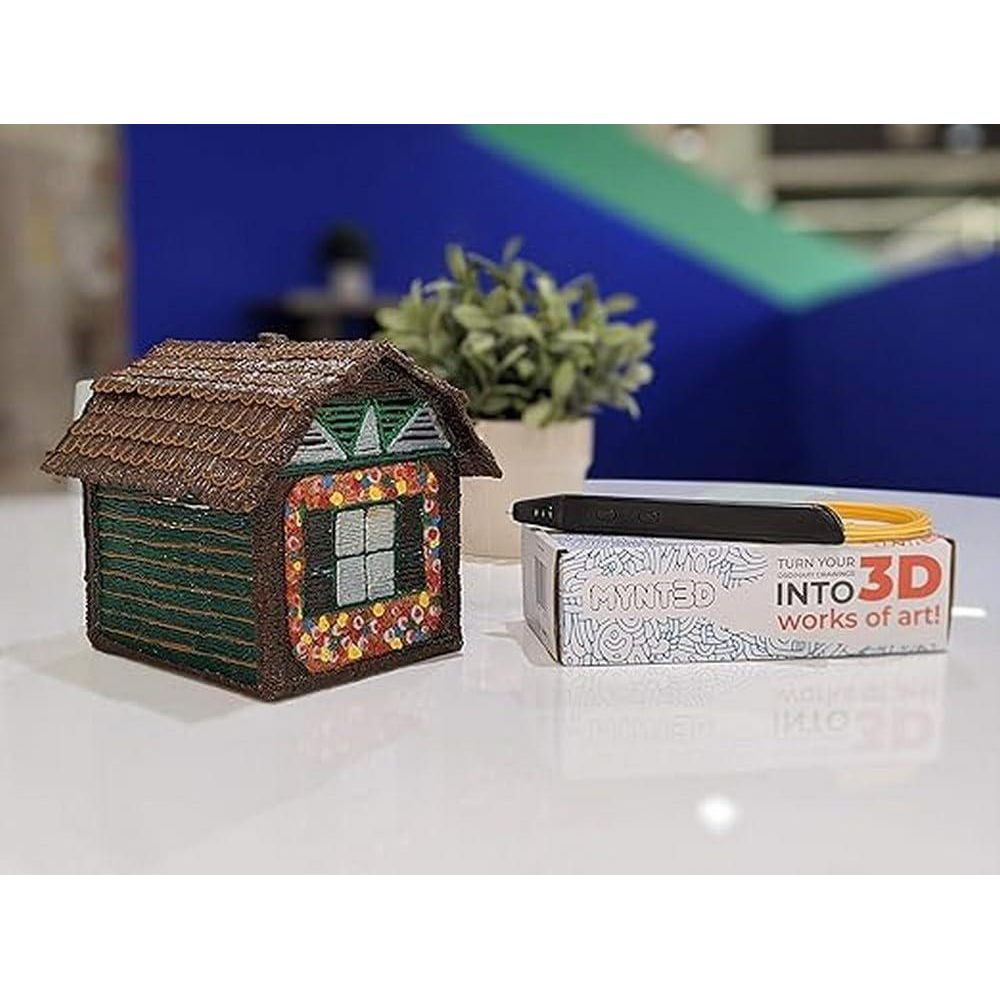 MYNT3D Super 3D Pen, 1.75mm ABS And PLA Compatible 3D Printing Pen,