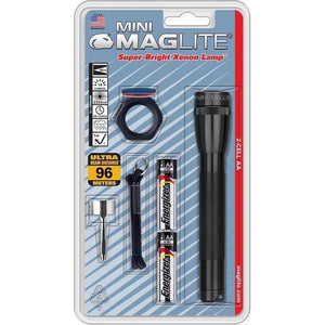 MagLite M2A01CMaglite Mini Incandescent 2-Cell AA Flashlight Combo, Black,038739060569