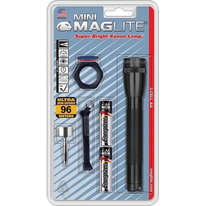 MagLite M2A01CMaglite Mini Incandescent 2-Cell AA Flashlight Combo, Black,038739060569
