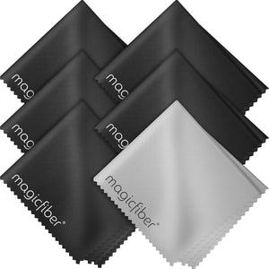 MagicFiber Microfiber Cleaning Cloth, 6 Pack - Premium Cloth For Glasses, Lens, Screens And More,