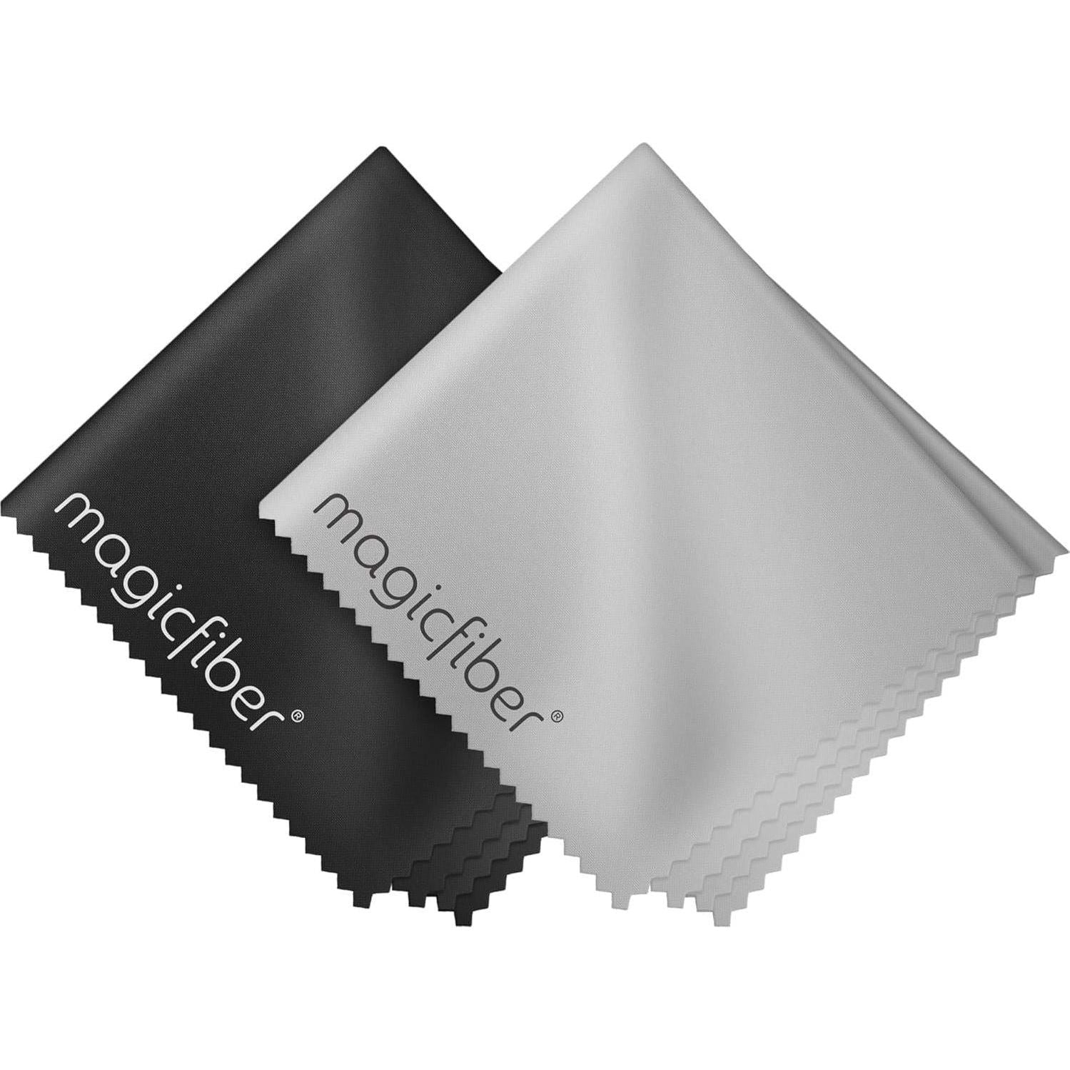 MagicFiber Microfiber Cleaning Cloths, 2 Pack - Premium Cloth For Glasses, Lens, Screens And More,
