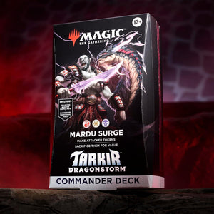 Magic: The Gathering Dragonstorm Commander Deck Mardu Surge Prebuilt Strategy Deck for MTG Fans